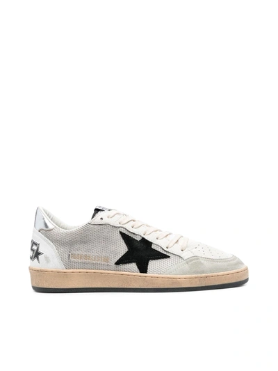 Golden Goose Ball Stars Sneakers In Metallic