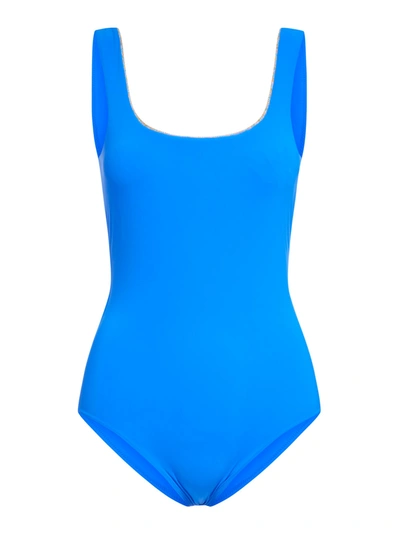 Shop Sucrette Giuliana One Piece Swimsuit In Blue
