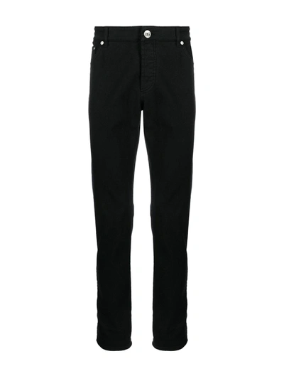 Shop Brunello Cucinelli Mid-rise Straight-leg Jeans In Black