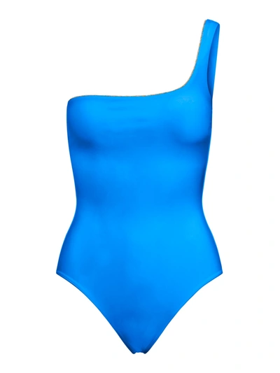 Shop Sucrette Monica One Piece Swimsuit In Blue
