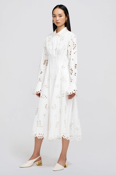 Shop Jonathan Simkhai Eda Dress In White