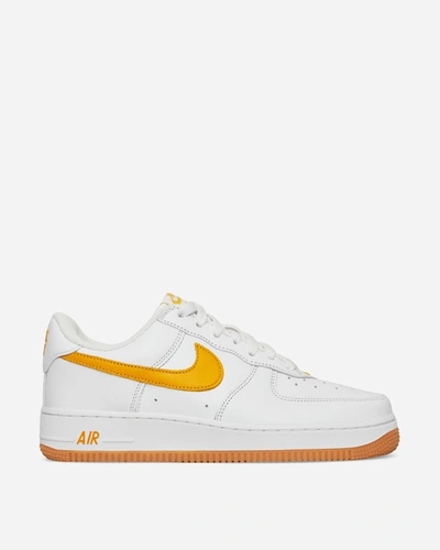Shop Nike Air Force 1 Low Sneakers White / University Gold In Multicolor