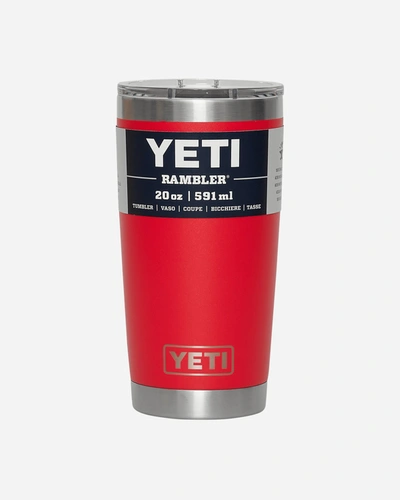 Shop Yeti Rambler Tumbler In Red