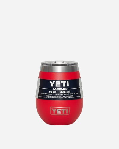 Shop Yeti Rambler Wine Tumbler In Red