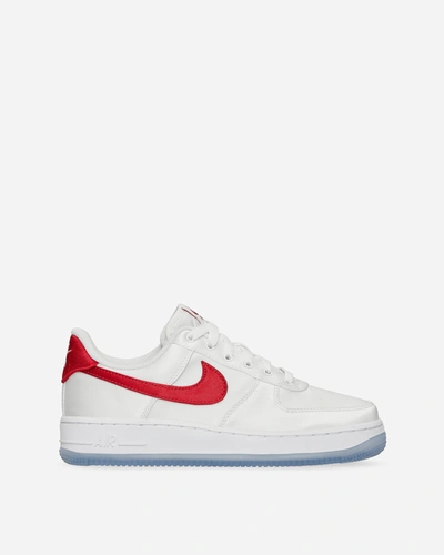 Shop Nike Wmns Air Force 1  07 Sneakers White / Varsity Red In Multicolor