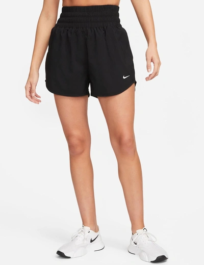 Nike Women's One Ultra High 3" Brief-lined Shorts In Black