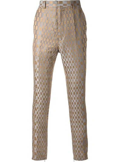 Haider Ackermann Check Pattern Trousers