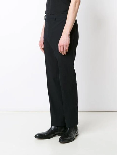 Givenchy Textured Tailored Trousers In Black