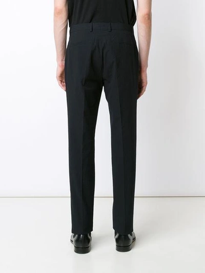 Givenchy Textured Tailored Trousers In Black
