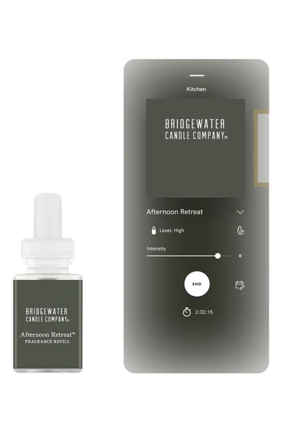 Pura X Bridgewater Candle Company Afternoon Retreat 2-pack Diffuser Fragrance Refills In Black