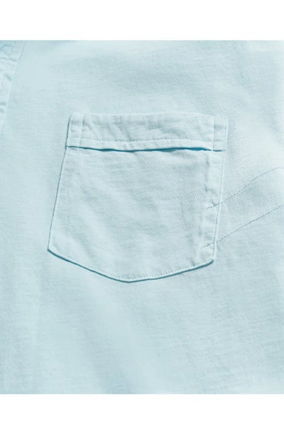 Shop Billy Reid Pensacola Organic Cotton Polo In Pale Blue