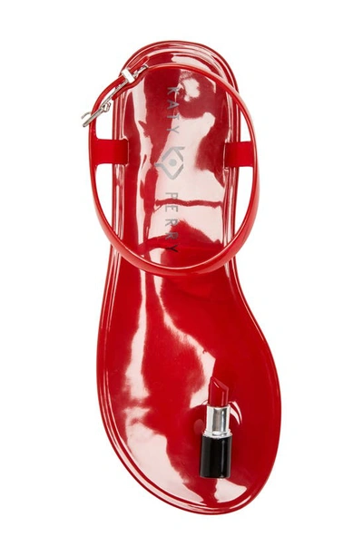 Shop Katy Perry Geli Sandal In Luscious Red Lipstick