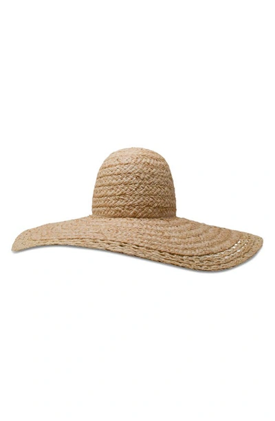 Shop Gigi Burris Millinery Mary Jane Straw Wide Brim Sun Hat In Natural