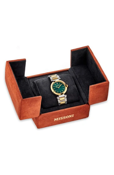 Missoni Atelier Bracelet Watch, 35mm In Two Tone