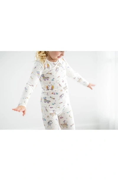 Shop Bellabu Bear Kids' Piñata Fitted Two-piece Pajamas In Pinata