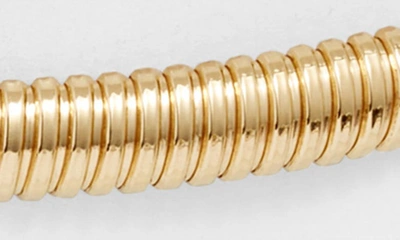 Shop Jennifer Zeuner Beverly Choker Necklace In Gold Vermeil