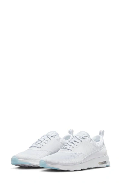 Nike Women's Air Max Thea Shoes In White/white/blue Tint | ModeSens