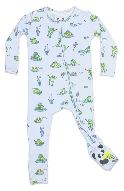 Shop Bellabu Bear Kids' Frogs Fitted Convertible Footie Pajamas