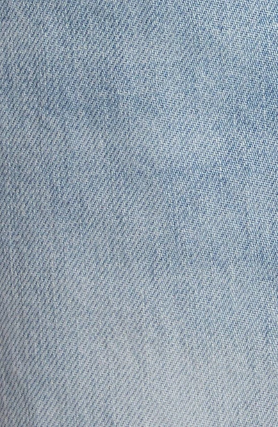 Shop Bottega Veneta Curved Cuffed Nonstretch Jeans In 4946 Light Bleach