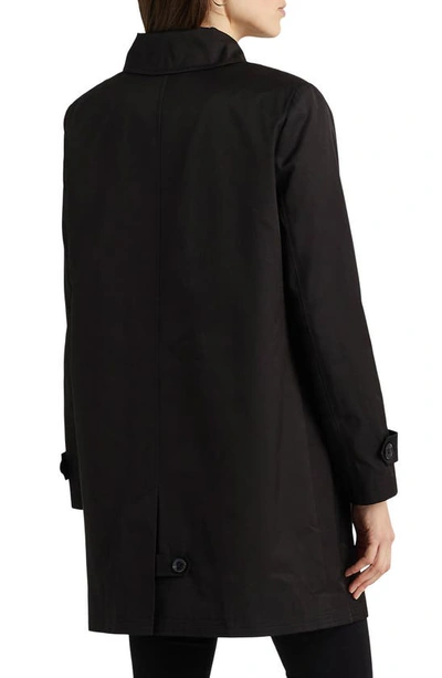 Shop Lauren Ralph Lauren Raincoat In Black