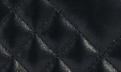 Shop Versace Mini Greca Goddess Quilted Leather Shoulder Bag In Black/  Gold