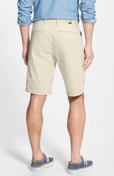 Shop Ag Green Label 'the Canyon' Flat Front Performance Shorts In Beach Sand
