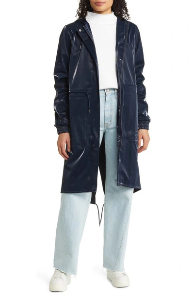 Rains String Waterproof Jacket In Ink