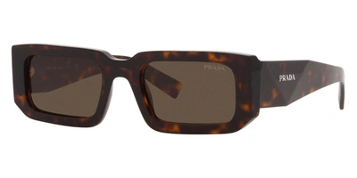 Shop Prada Men's 53mm Sunglasses In Brown