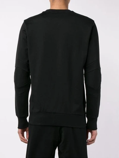 Shop Y-3 Logo Print Sweatshirt In Black