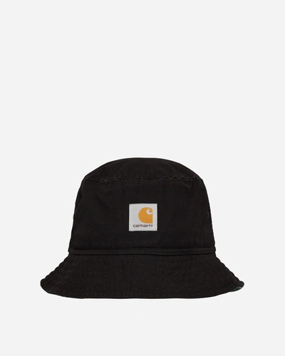 Shop Carhartt Heston Bucket Hat Black In Multicolor