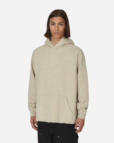 Shop Our Legacy Slash Hooded Sweatshirt Oat In Beige