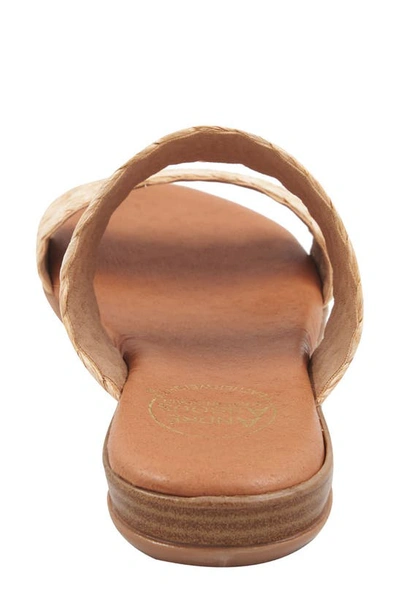 Shop Andre Assous Narice Clear Slide Sandal In Beige