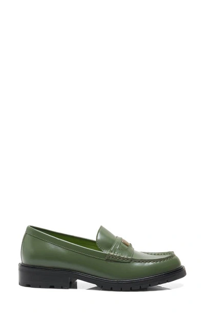 Shop Free People Liv Penny Loafer In Serpent