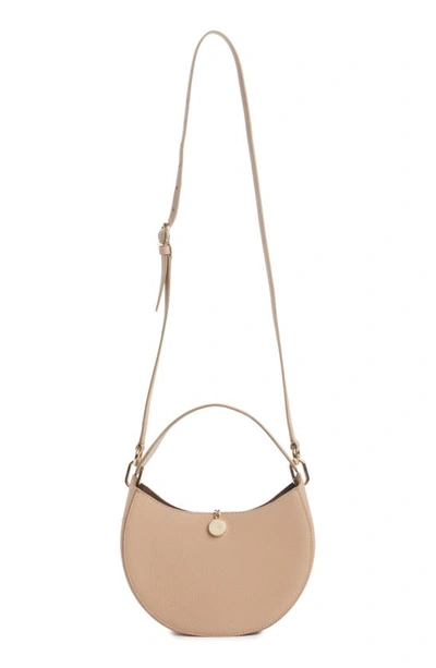 Shop Chloé Small Arlene Leather Hobo In Nomad Beige 28u