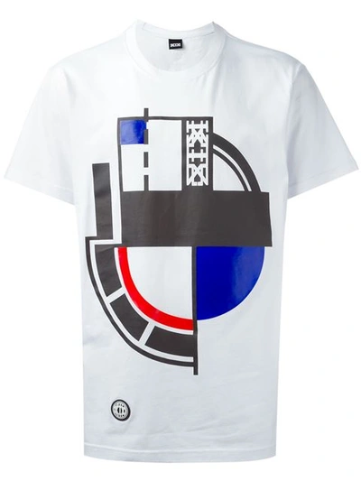 Ktz Geometric Print T-shirt In White