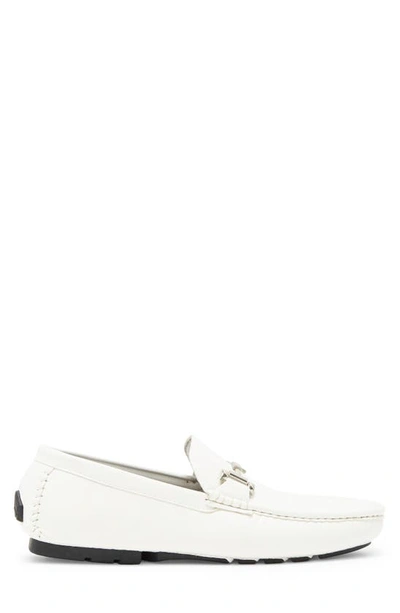 Shop Madden Lennii Bit Driving Loafer In White