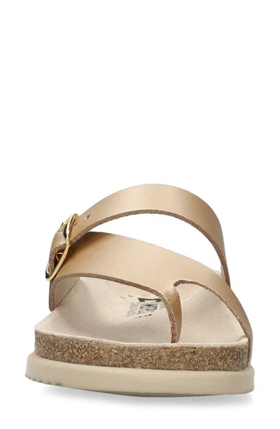 Mephisto Helen Toe Loop Sandal In Platinum Perla