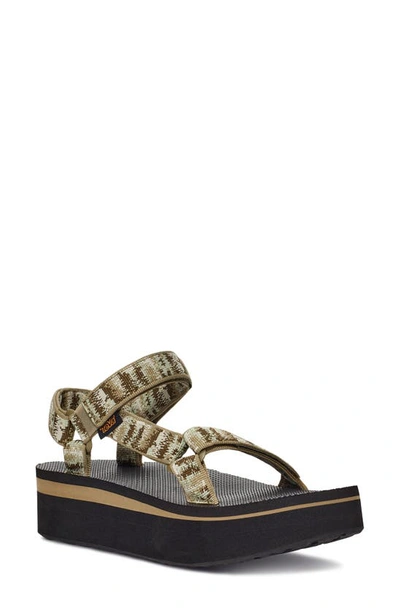 Shop Teva Universal Sandal In Iridescence Olive