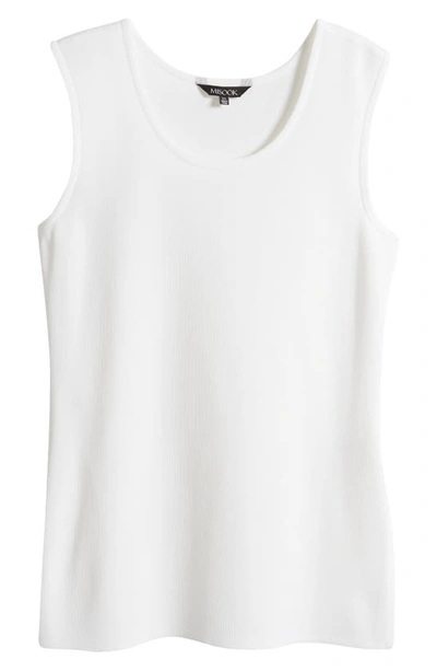 Shop Misook Classic Tank Top In White