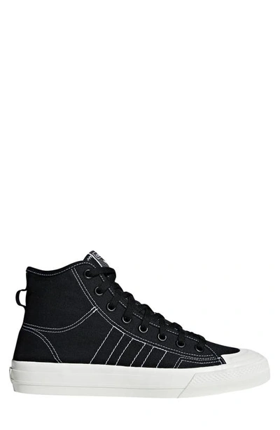 Shop Adidas Originals Nizza Rf Hi Lifestyle Sneaker In Black/ White/ Off White
