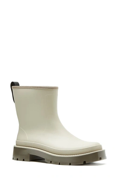 Shop La Canadienne Puddle Waterproof Boot In Cream Rubber