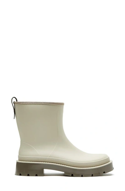 Shop La Canadienne Puddle Waterproof Boot In Cream Rubber