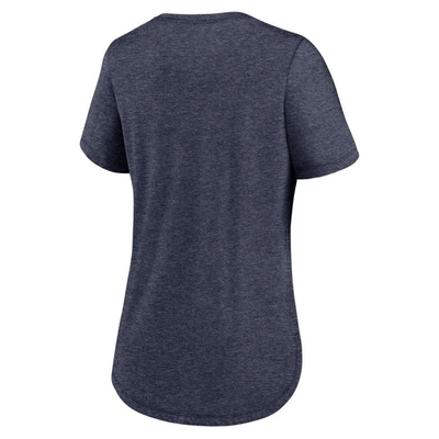 Shop Nike Heather Navy Denver Broncos Local Fashion Tri-blend T-shirt