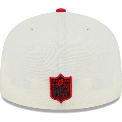 Men's New Era Cream Kansas City Chiefs Retro 59FIFTY Fitted Hat