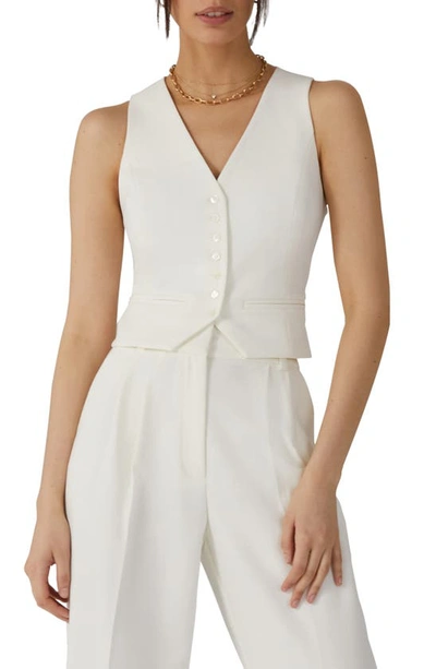 Shop Favorite Daughter The Agnes Vest In Ivory