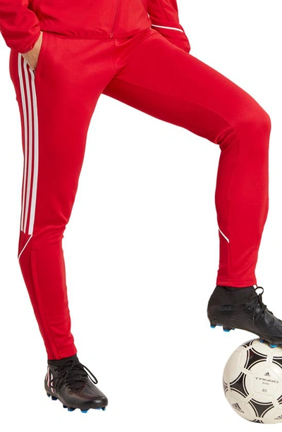 Shop Adidas Originals Adidas Tiro 23 Performance Soccer Pants In Team Power Red