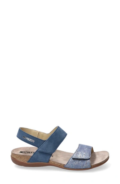 Shop Mephisto 'agave' Sandal In Denim