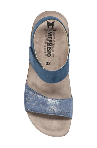 Shop Mephisto 'agave' Sandal In Denim