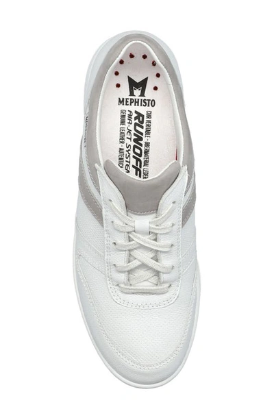 Shop Mephisto Rebecca Perforated Sneaker In White
