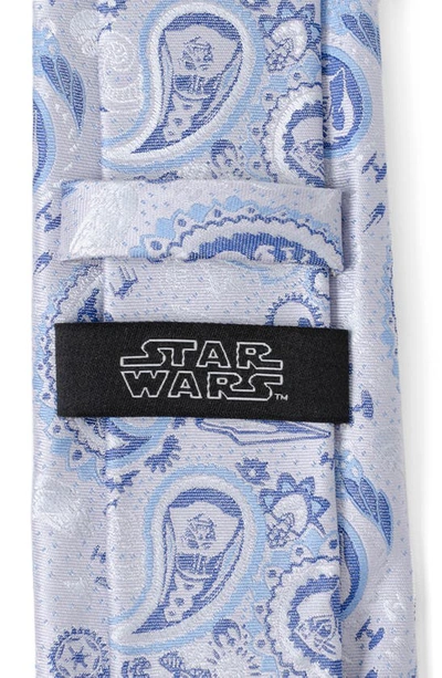 Shop Cufflinks, Inc X Star Wars™ Darth Vader Paisley Silk Tie In Purple